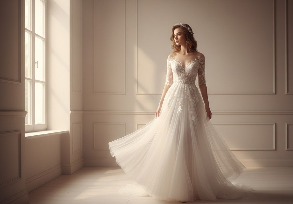 vestido de noiva romantico