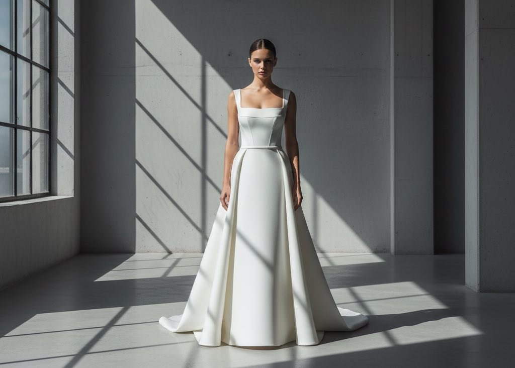 vestido de noiva moderno